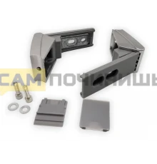 Ремкомплект крепления ручки LIEBHERR компл.2шт, (серебро), 9590178, DHF200LB, 9590124, 9590128, 9590174, 9590170, 9590190, WL511